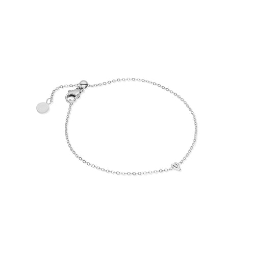 Mini Doodle Heart Bracelet (Silver) (CS Replacement)