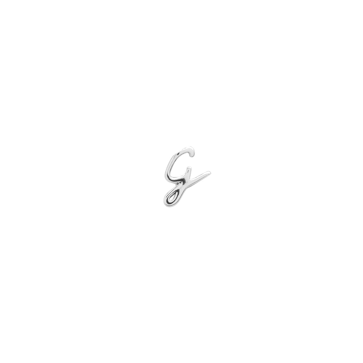 Made Mine Script Letter Bracelet (Silver) - TT