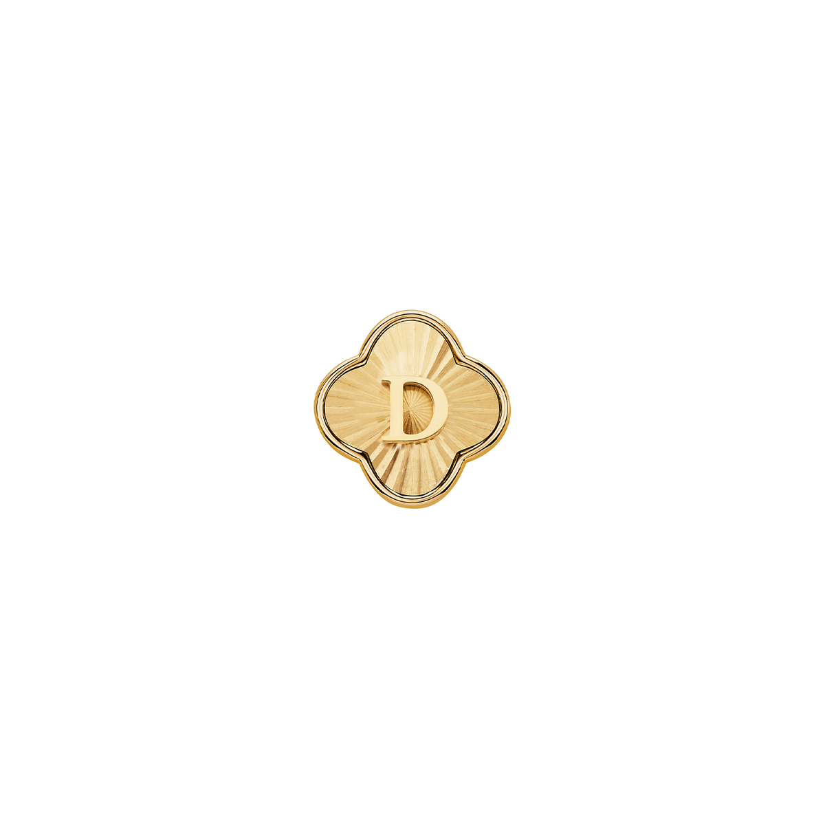 Pearl Clover Charms (Gold) - Heart