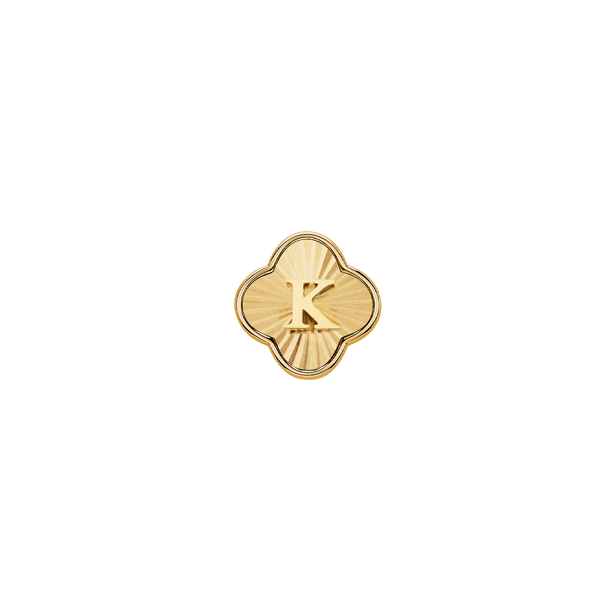 Pearl Clover Charms (Gold) - Heart