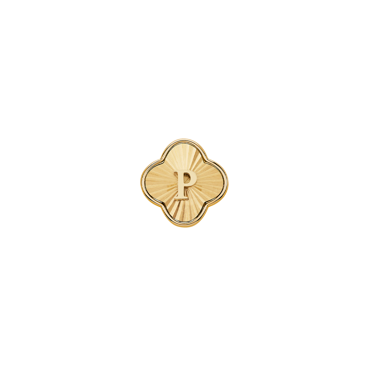 Pearl Clover Charms (Gold) - Heart