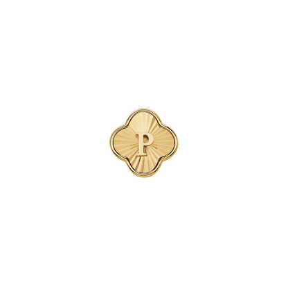 Pearl Clover Charms (Gold) - Heart
