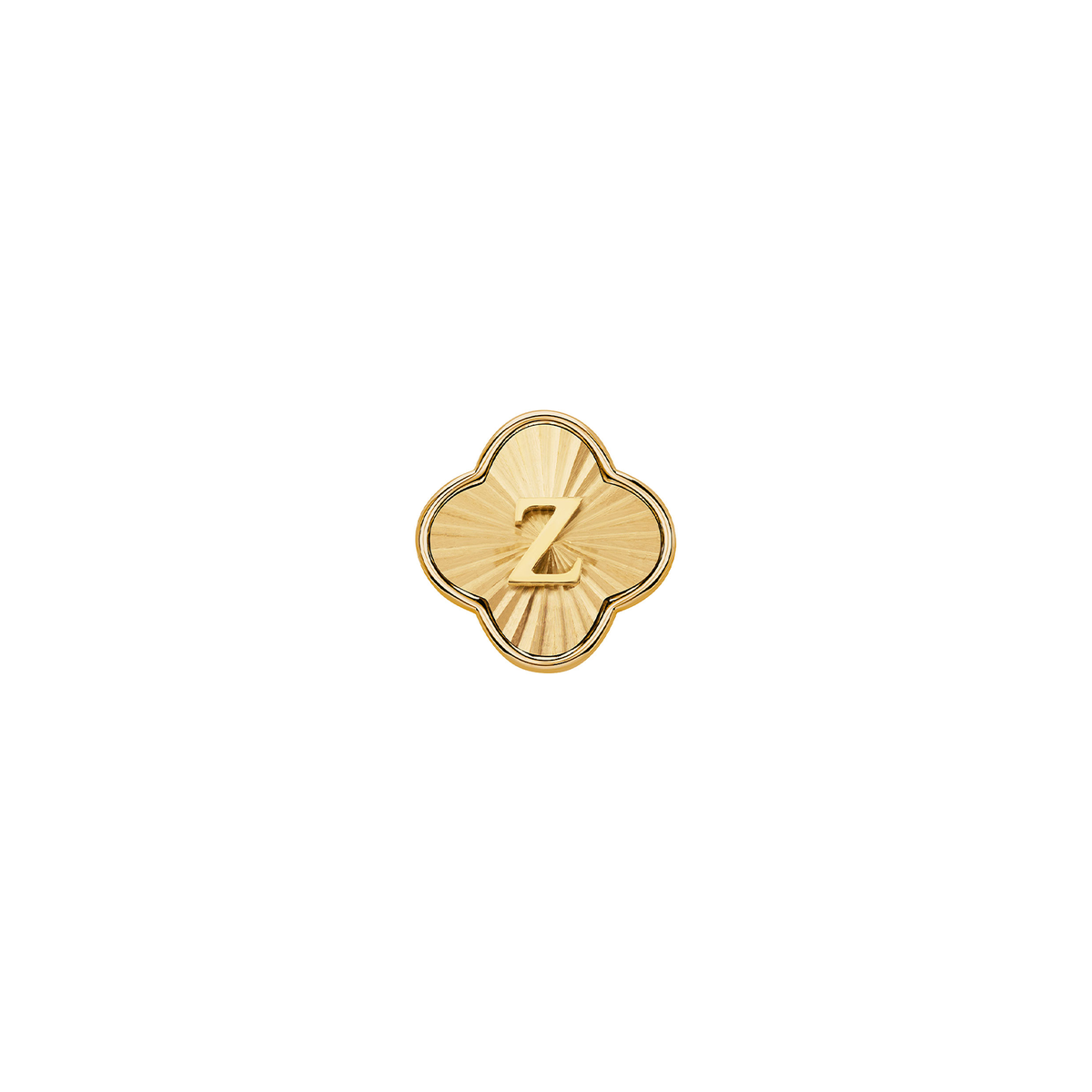 Pearl Clover Charms (Gold) - Heart