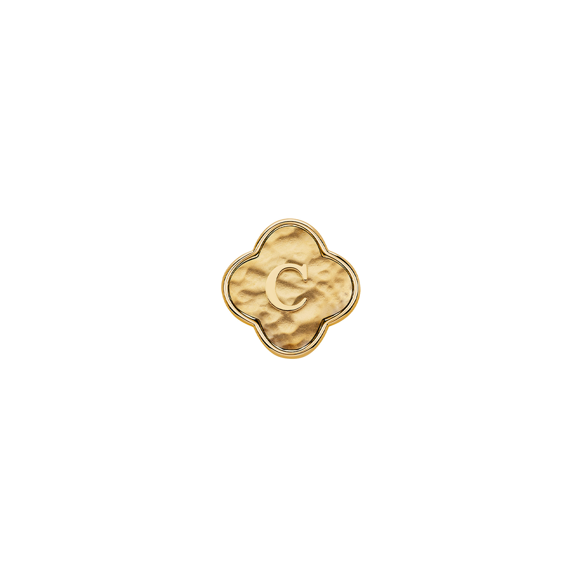Molten Clover Charms (Gold) - Initials