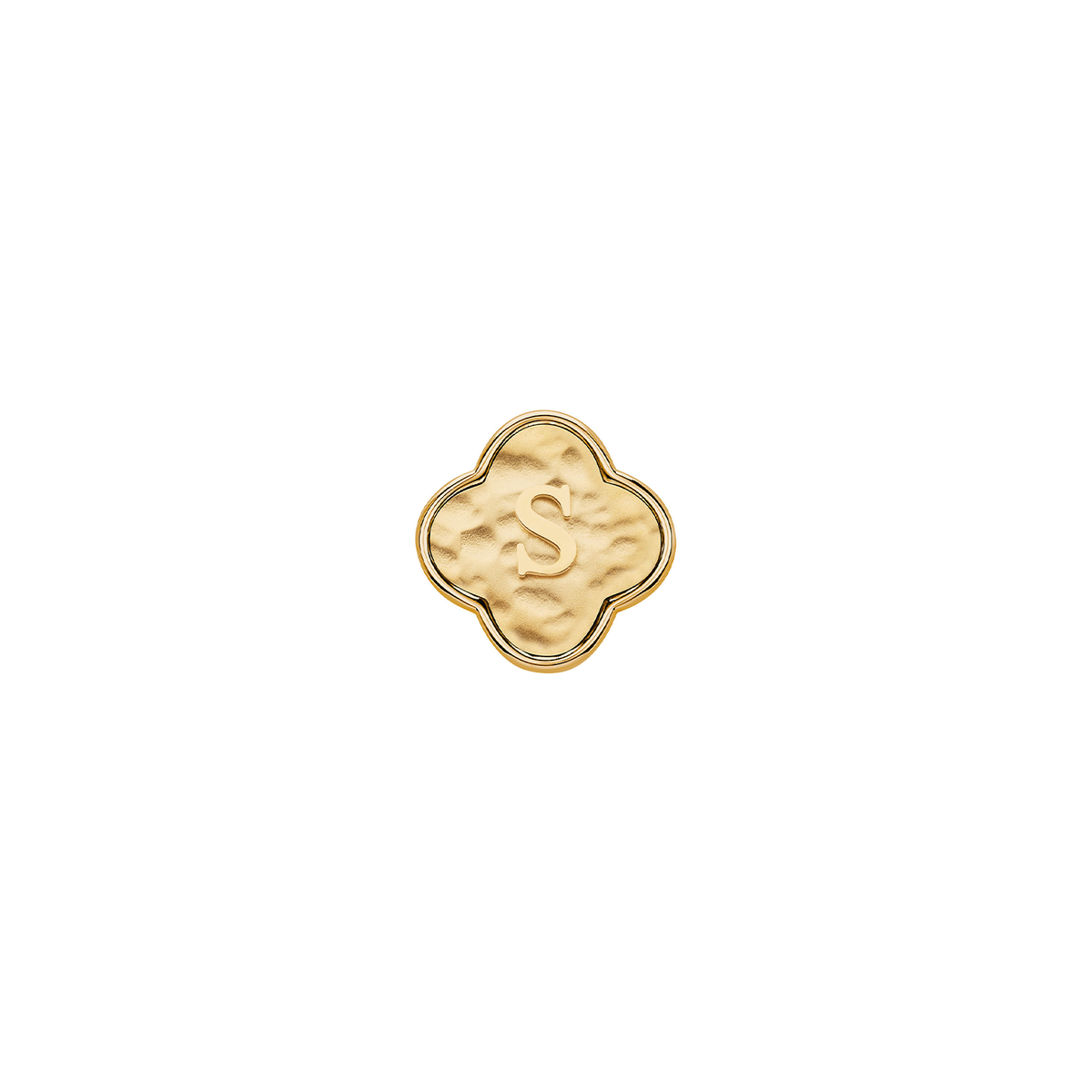 Molten Clover Charms (Gold) - Initials