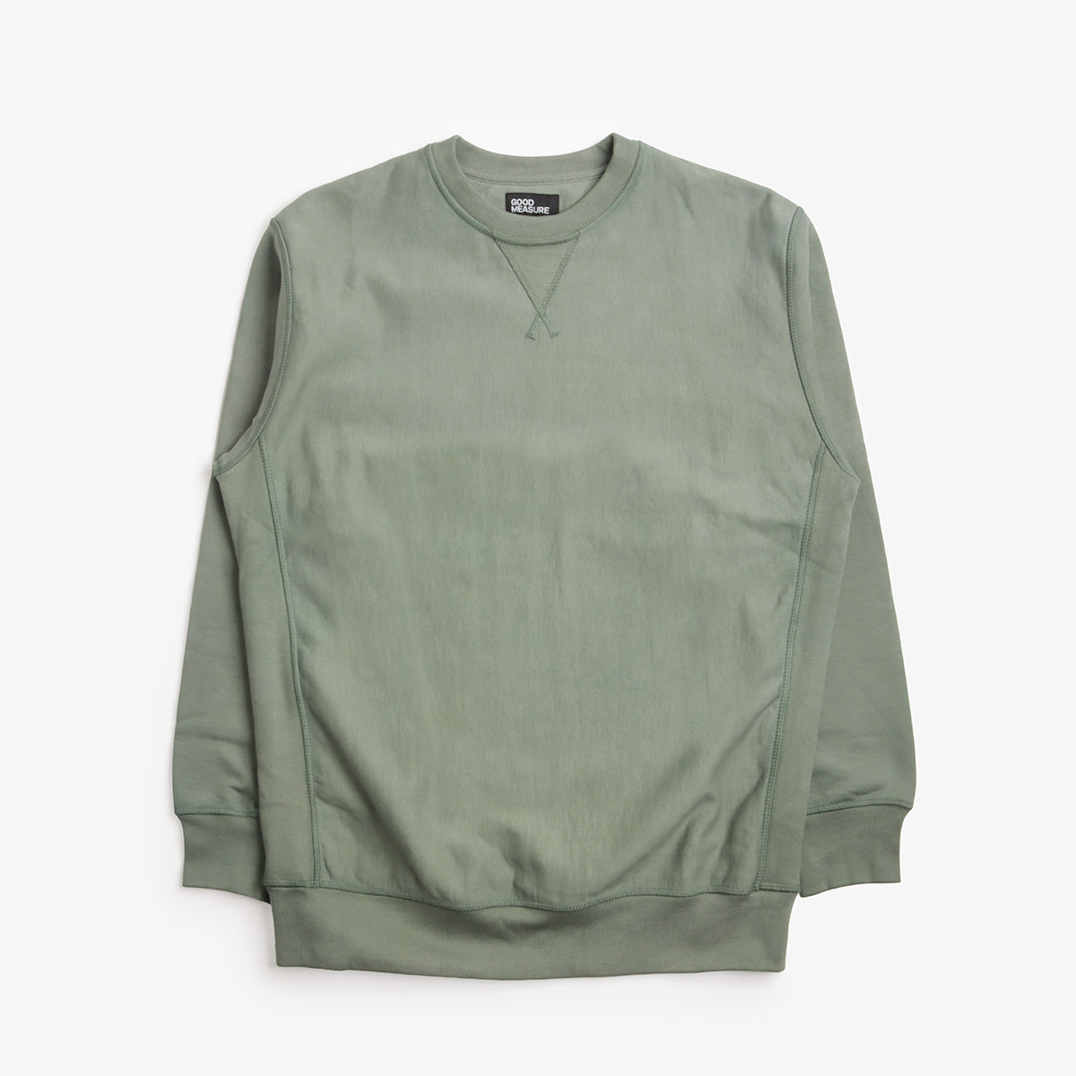 Good Measure M-21 Junglist Green Hand Dyed Crew Neck Sweat