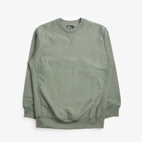 Good Measure M-21 Junglist Green Hand Dyed Crew Neck Sweat