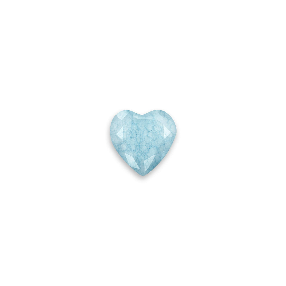 Heart Birthstone Necklace Charm