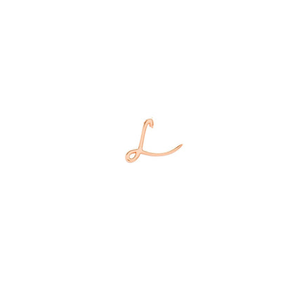 Made Mine Charms - Script Initial Charms (Rose Gold)