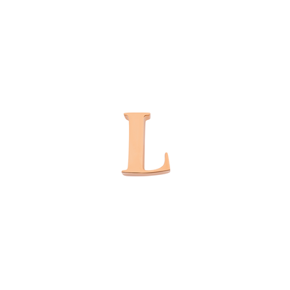 Made Mine Charms - Didot Initial Charm (Rose Gold)