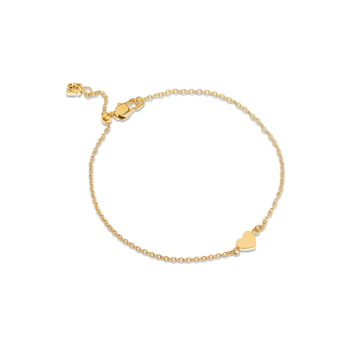 Made Mine Heart Bracelet (Gold) - Worth £49