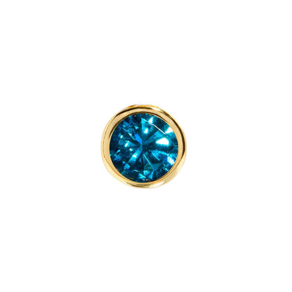 Double Initial Icon - Birthstone (Gold)