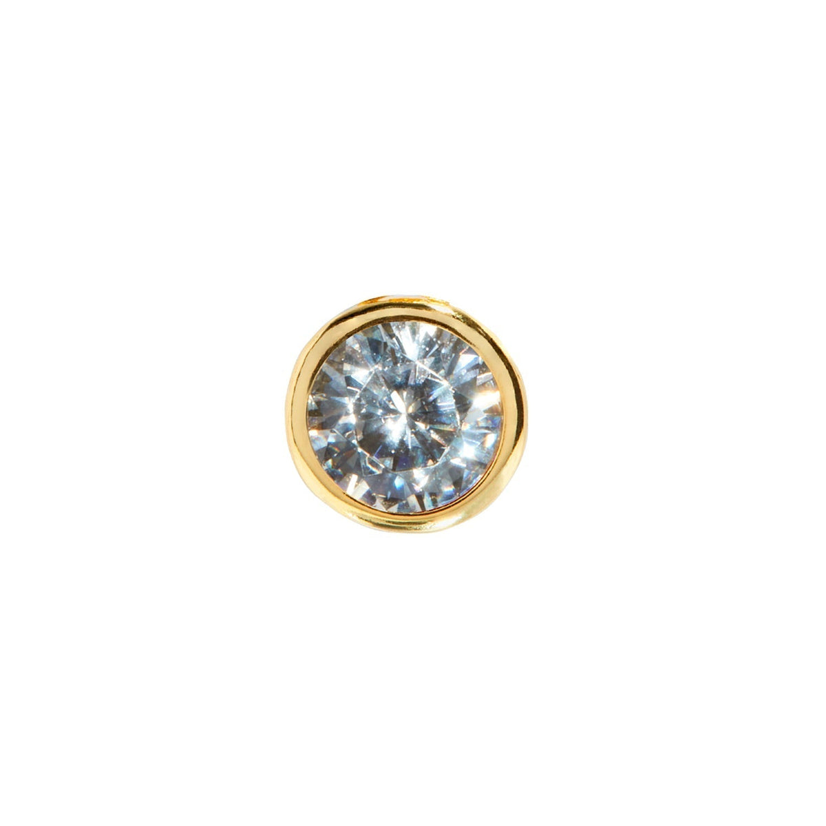 Double Initial Icon - Birthstone (Gold)