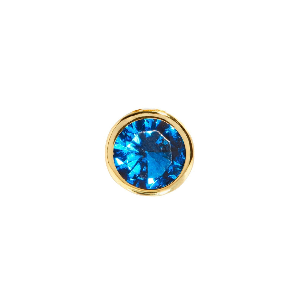Double Initial Icon - Birthstone (Gold)