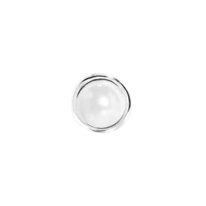 Double Initial Icon - Birthstone (Silver)