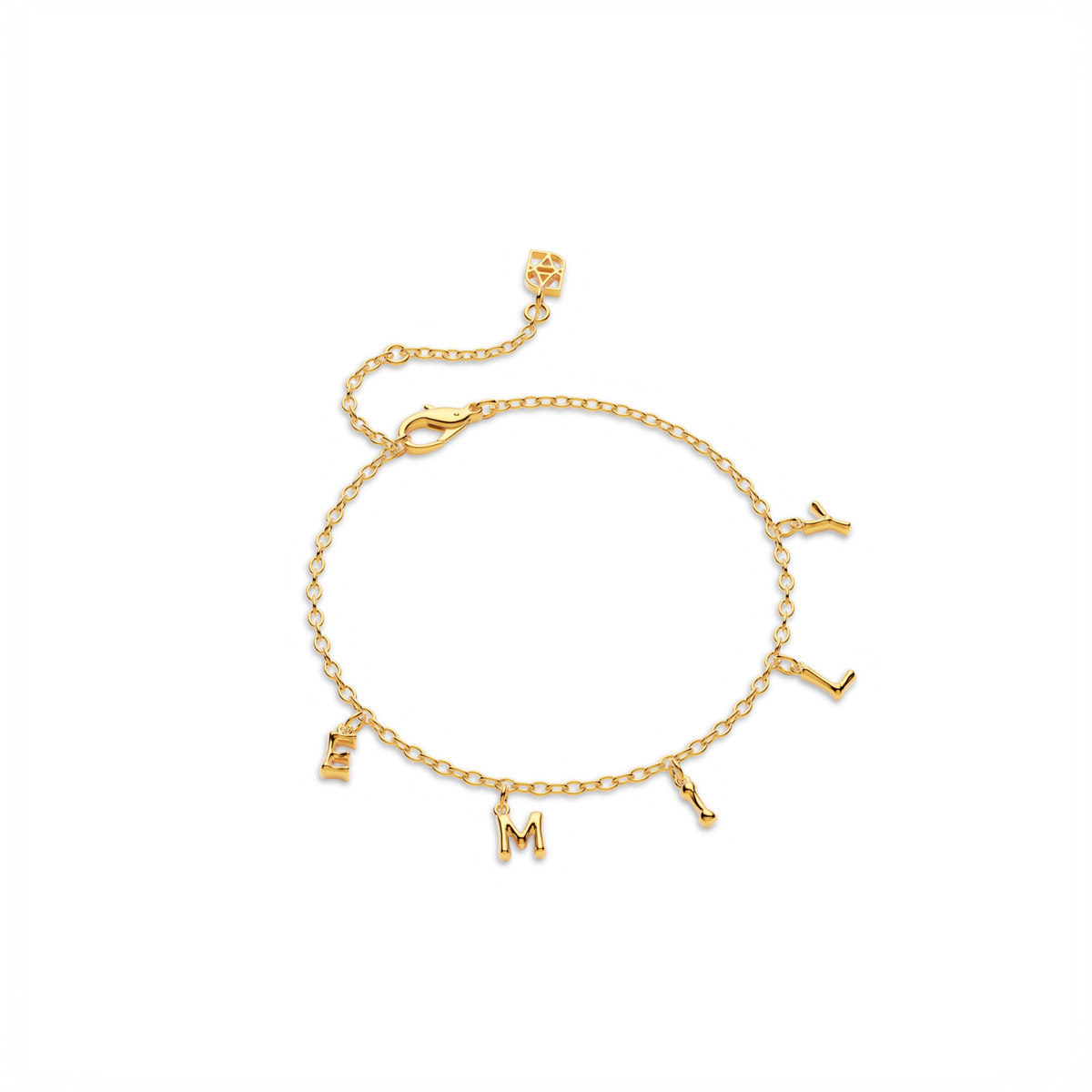 Made Mine Fine Name Bracelet (Gold)