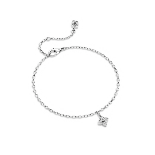 Fine Single Charm Bracelet (Silver)