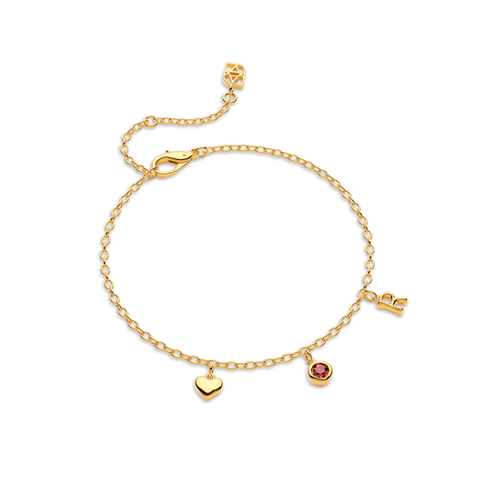Made Mine Fine Charm Bracelet (Gold)