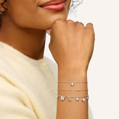Made Mine Fine Charm Bracelet (Silver)