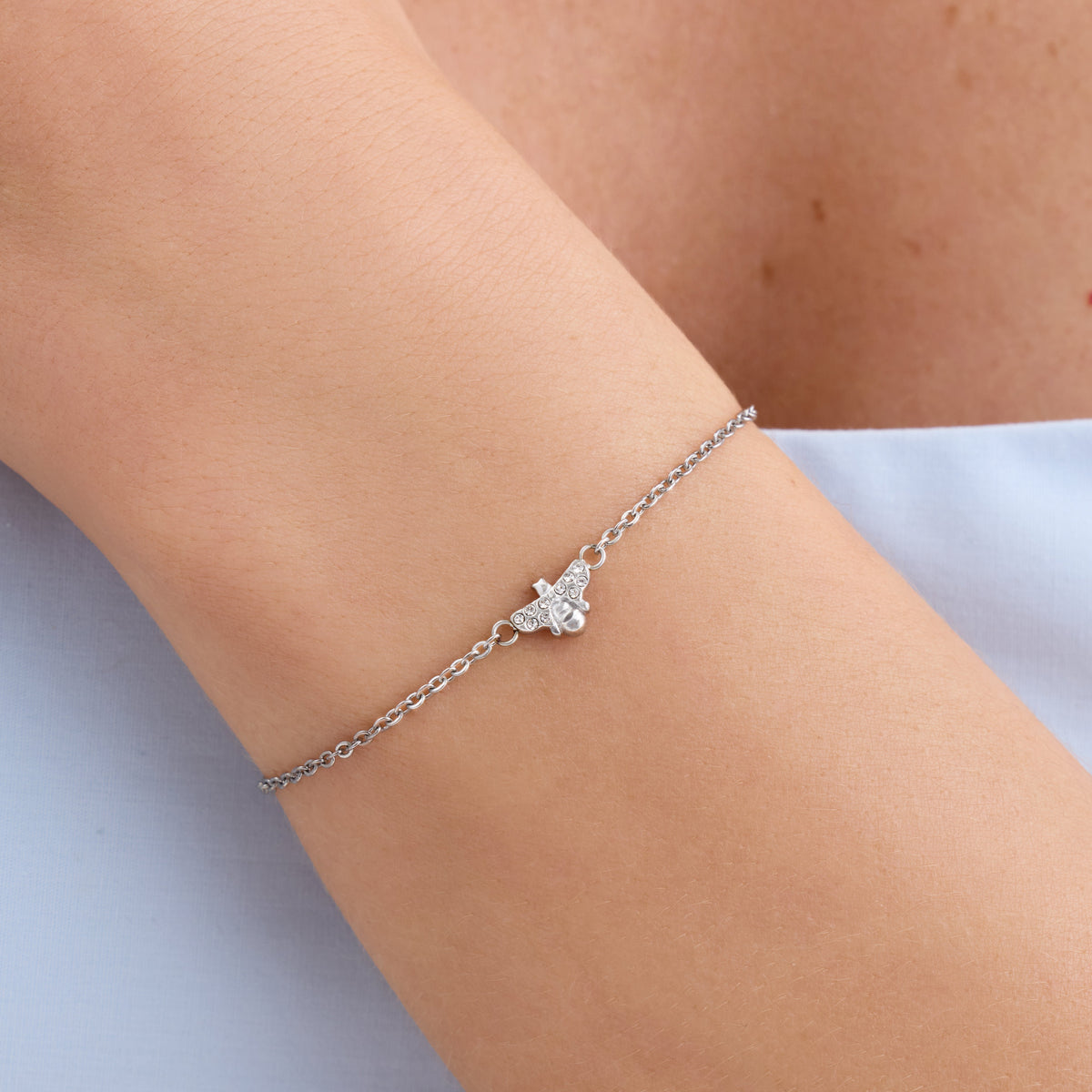 Made Mine Single Charm Bracelet (Silver)