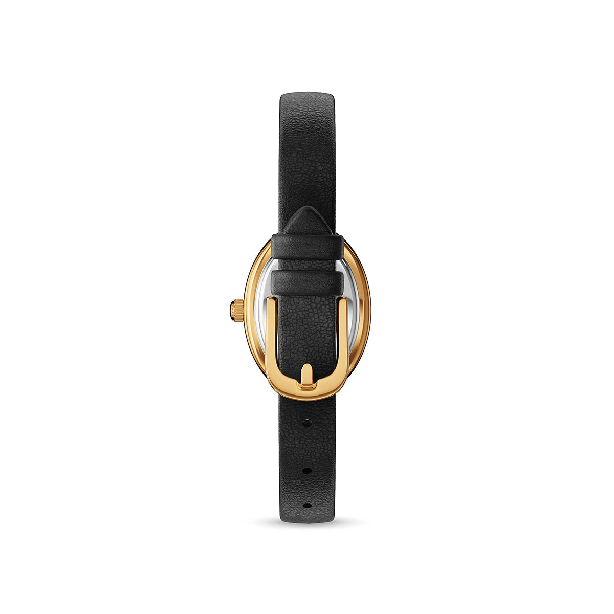 Monroe Black Leather Watch