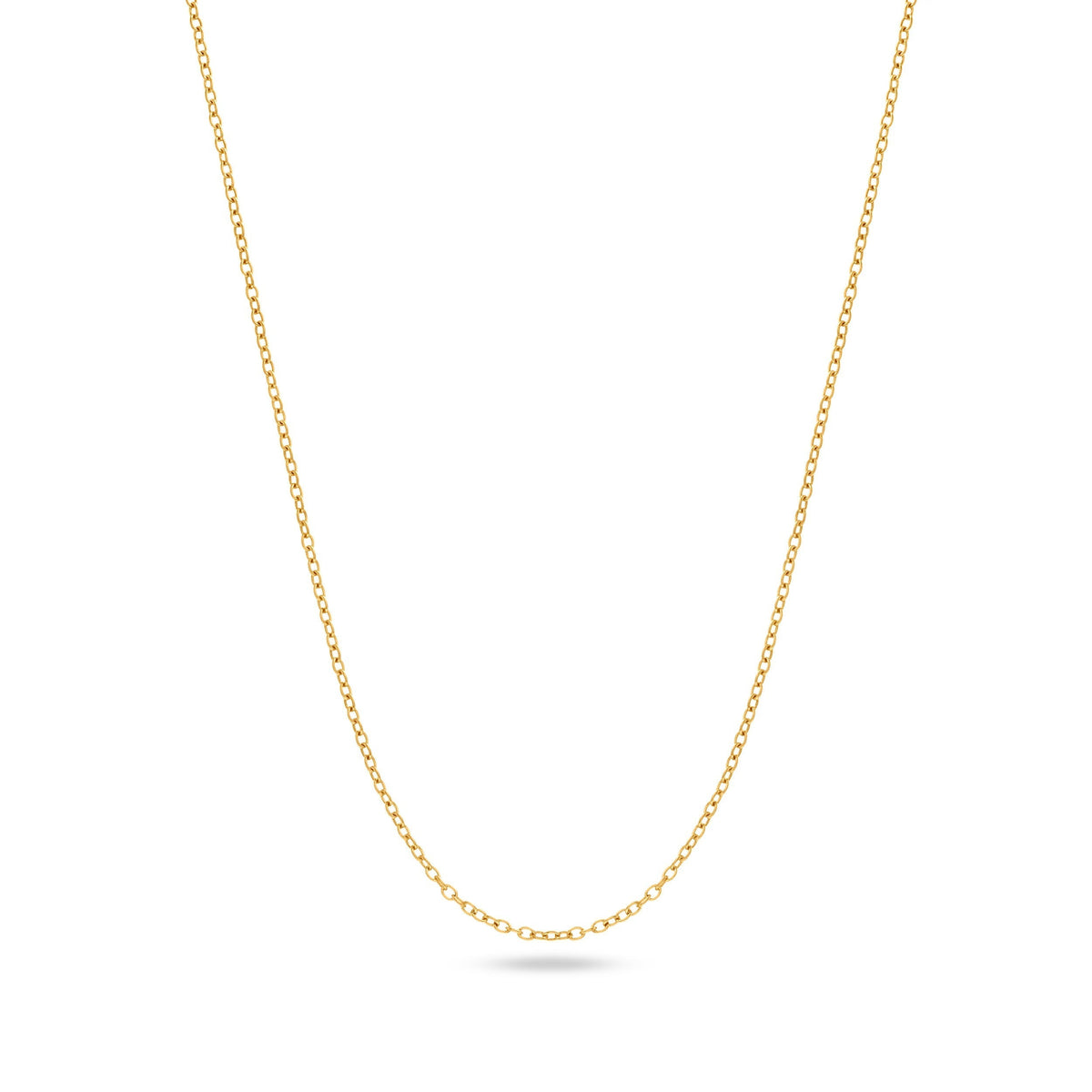 Mini Custom Stamped T-Bar Necklace (Gold)
