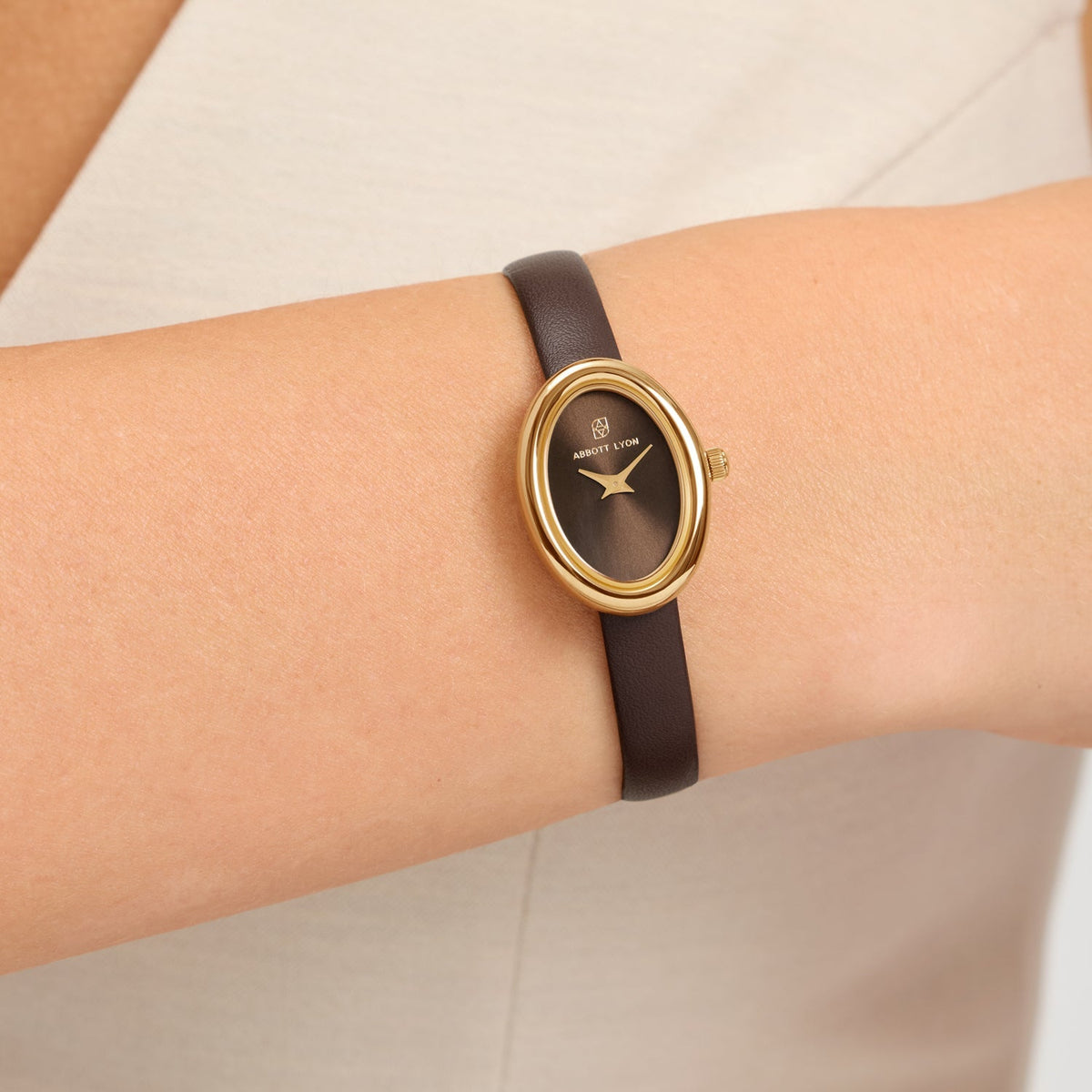 Monroe Black Leather Watch