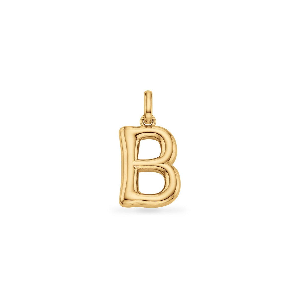 Molten Initial Pendant (Gold)