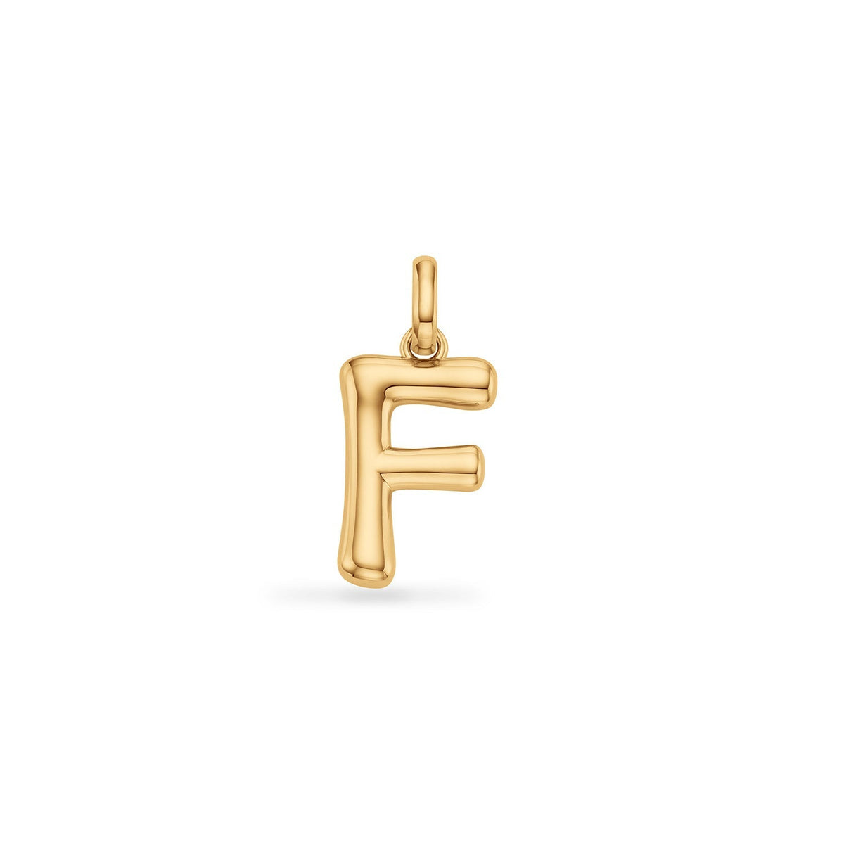 Molten Initial Pendant (Gold)