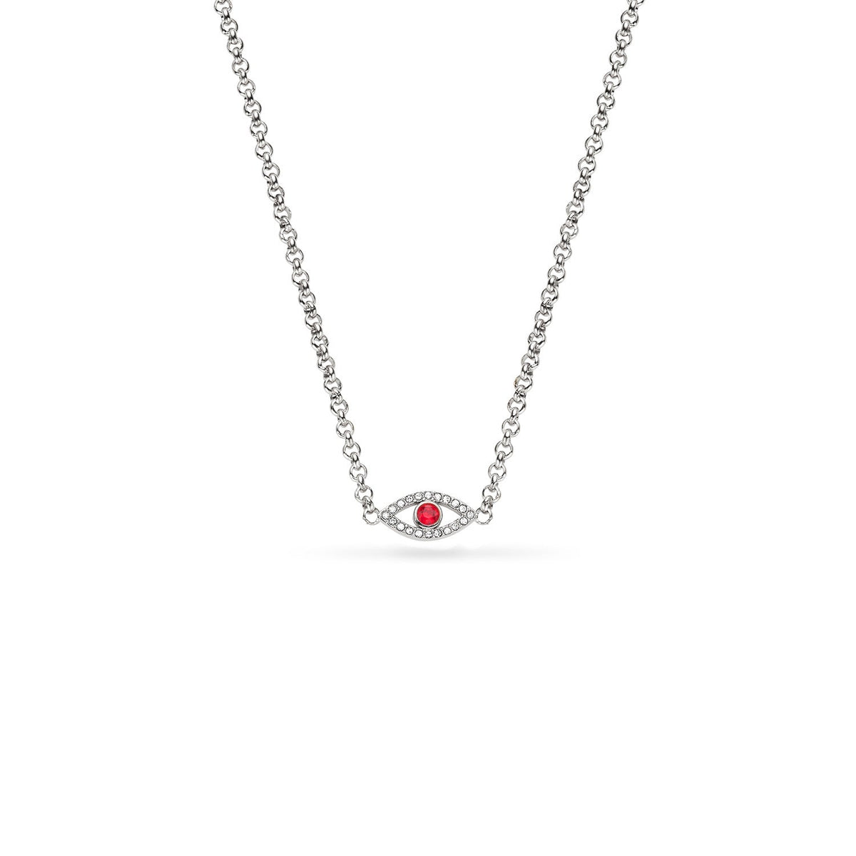 Custom Evil Eye Necklace (Silver)