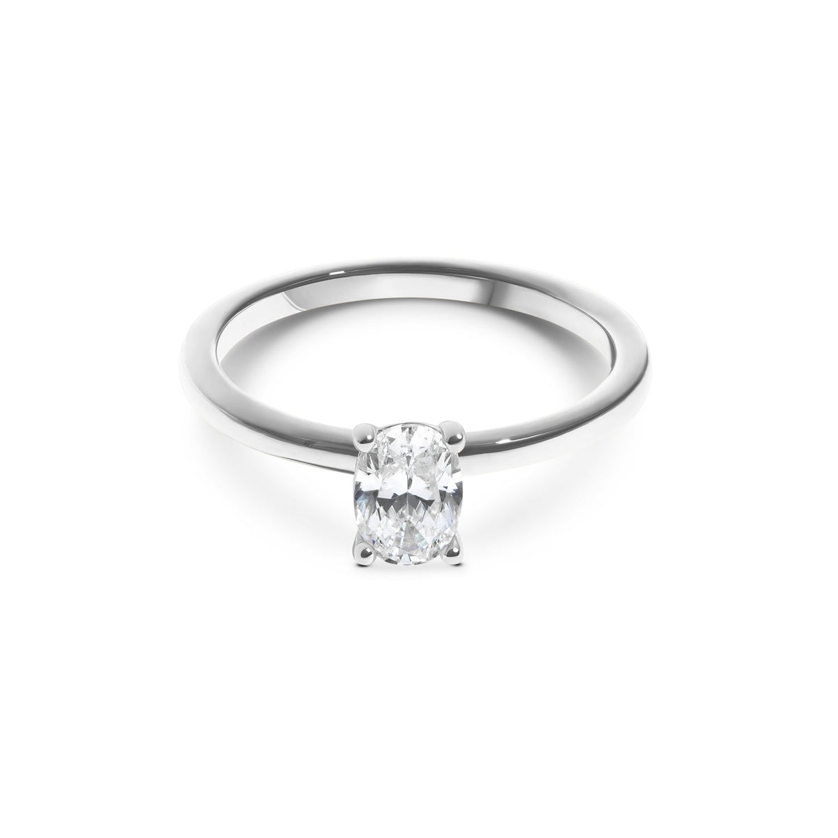 Birthstone Oval Legacy Ring 1ct (Silver)