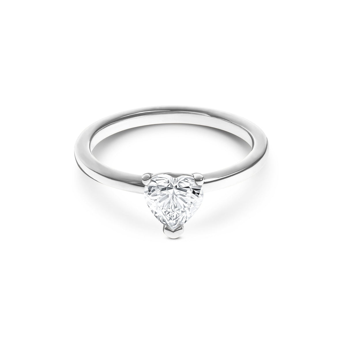 Birthstone Heart Legacy Ring 1ct (Silver)