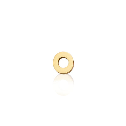 Made Mine Charms - Block Initial Charm (Gold)