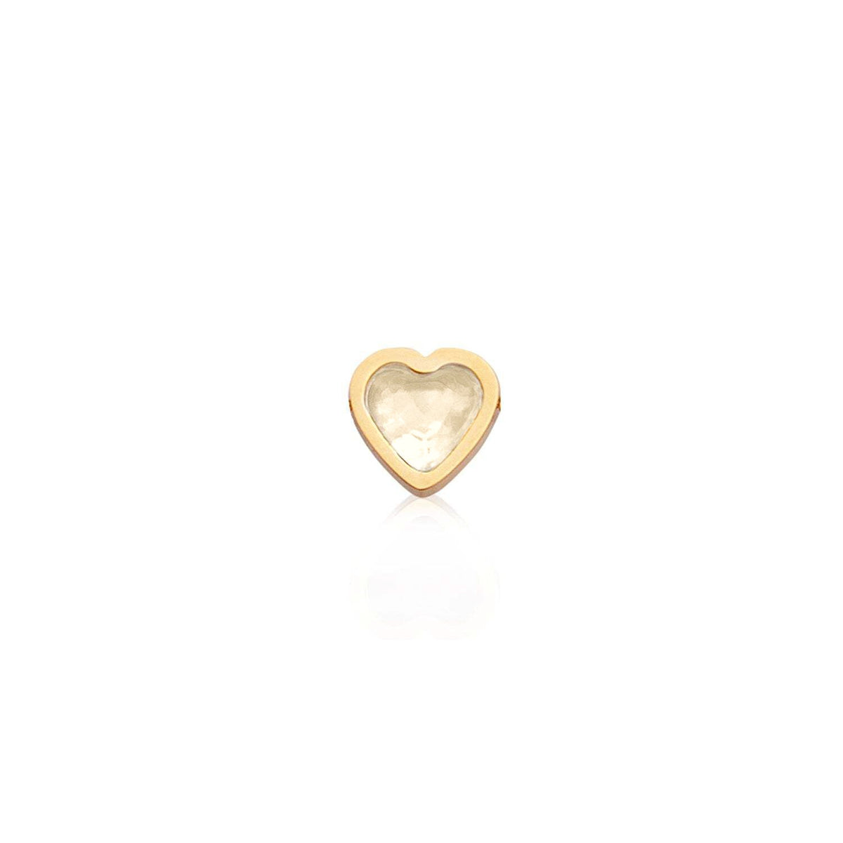 Made Mine Mini Heart Birthstone Anklet (Gold)