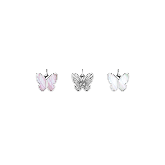 Made Mine Fine Charm - Butterfly (Silver)