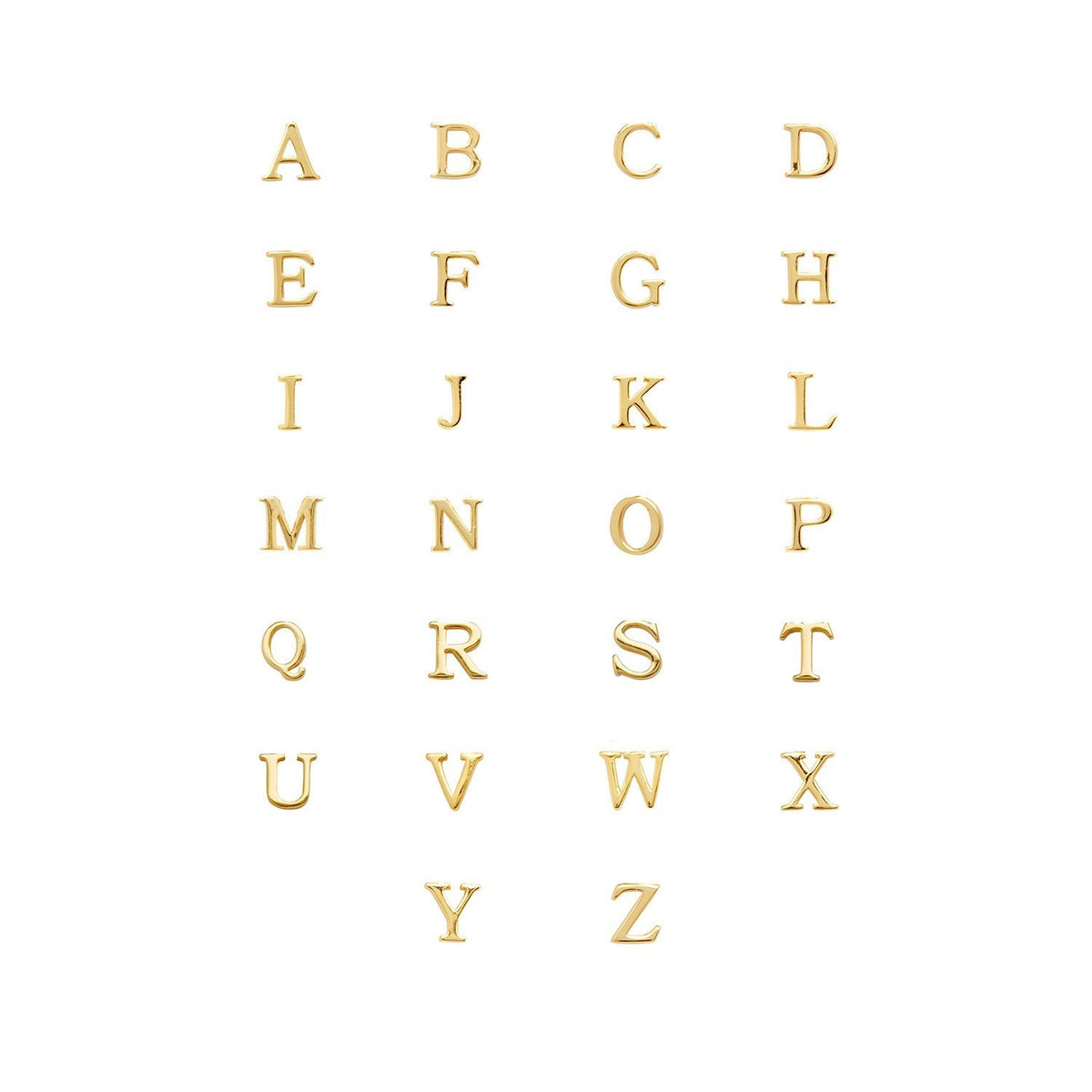 Stories Initial Pendant (Gold)