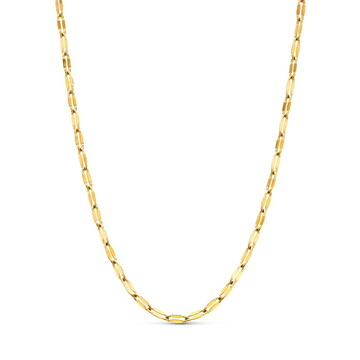 Round Photo Locket Sphere Necklace (Gold)