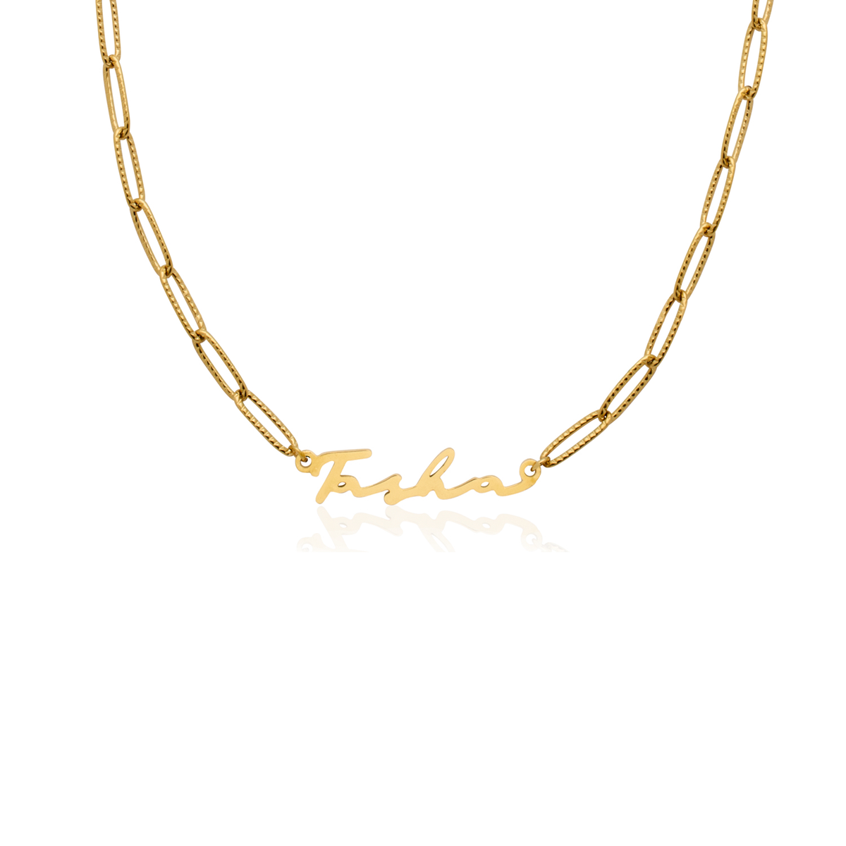 Signature Name Necklace (Gold)