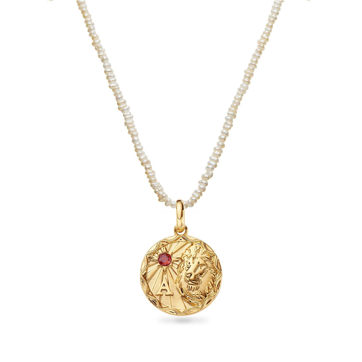 Layering Mini Pearl Beaded Chain Necklace (Gold)