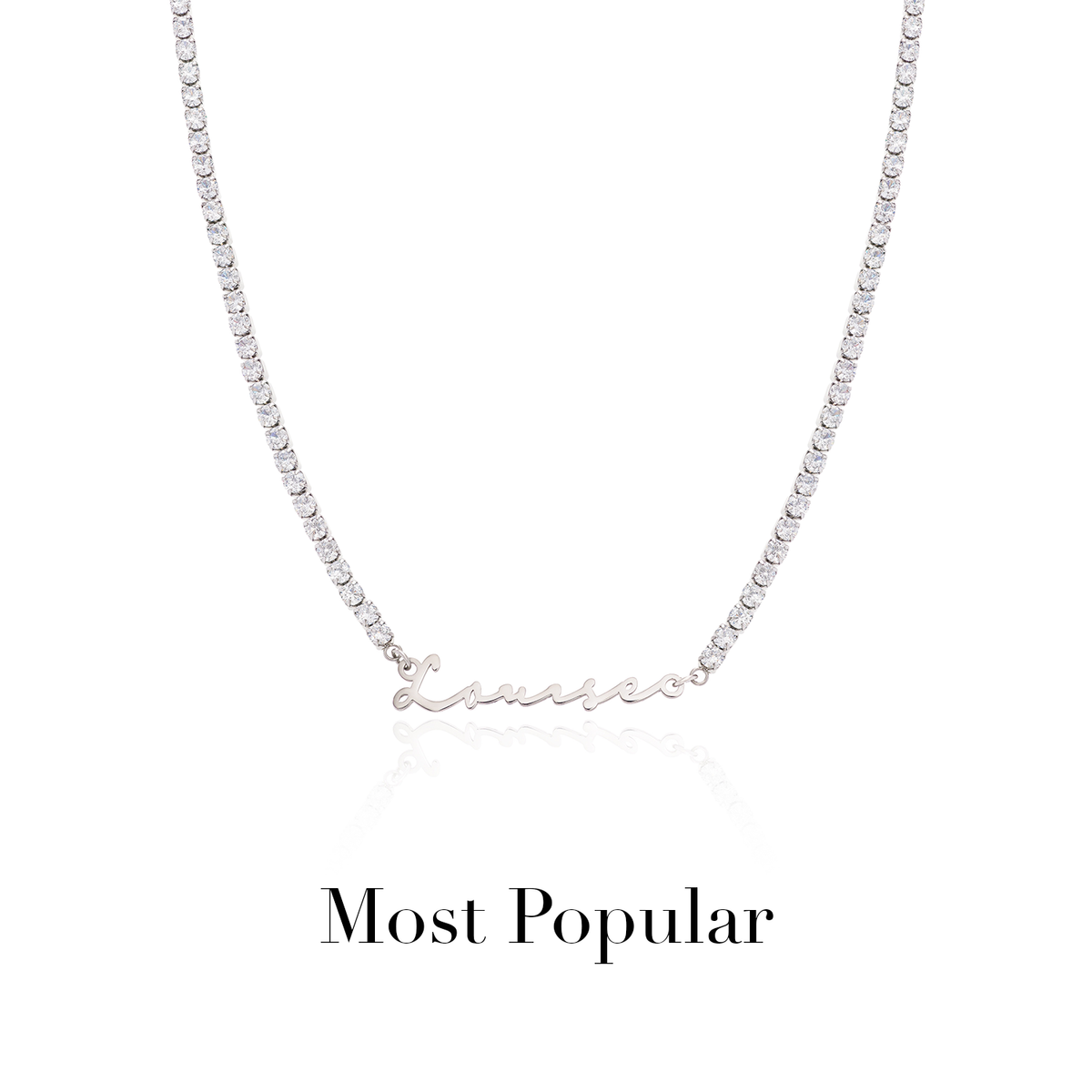 Signature Name Necklace (Silver)