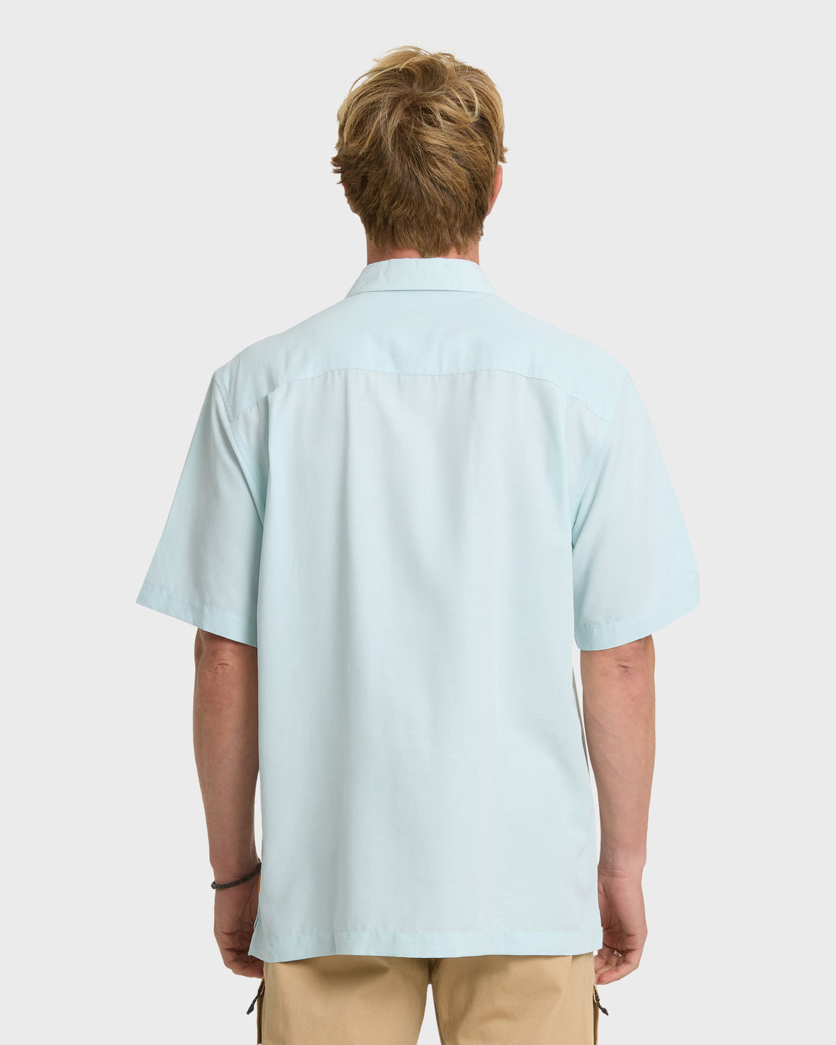 Waterman Tahiti Palms Premium Anti-Wrinkle Shirt - Cool Blue