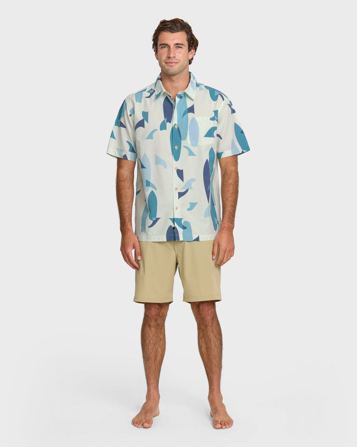 Waterman Boardo Shirt - Sea Blue