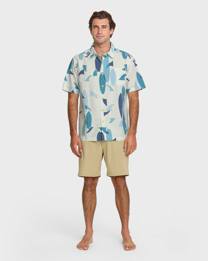 Waterman Boardo Shirt - Sea Blue