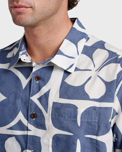 Waterman Tiki Island Shirt - Flint Stone