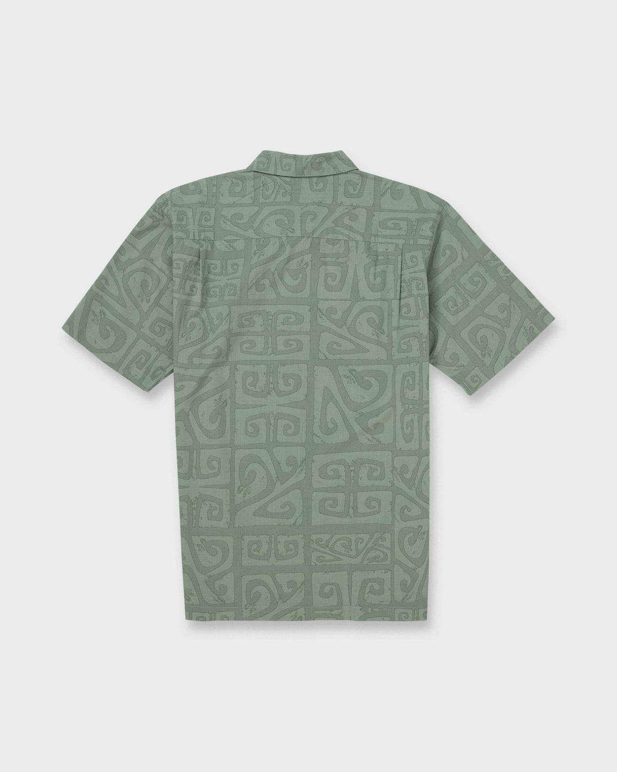 Waterman Tiki Beach Short Sleeve Shirt - Lily Pad