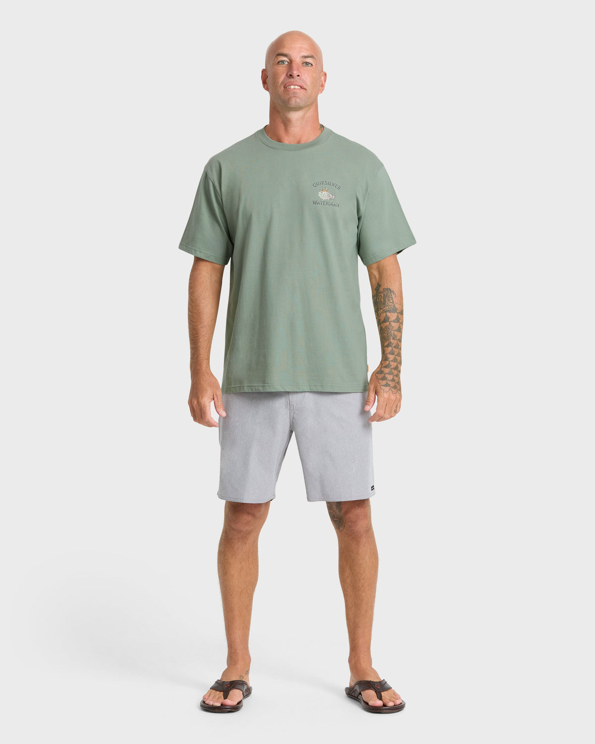 Waterman Mai Tai Time Short Sleeve T‑Shirt - Lily Pad