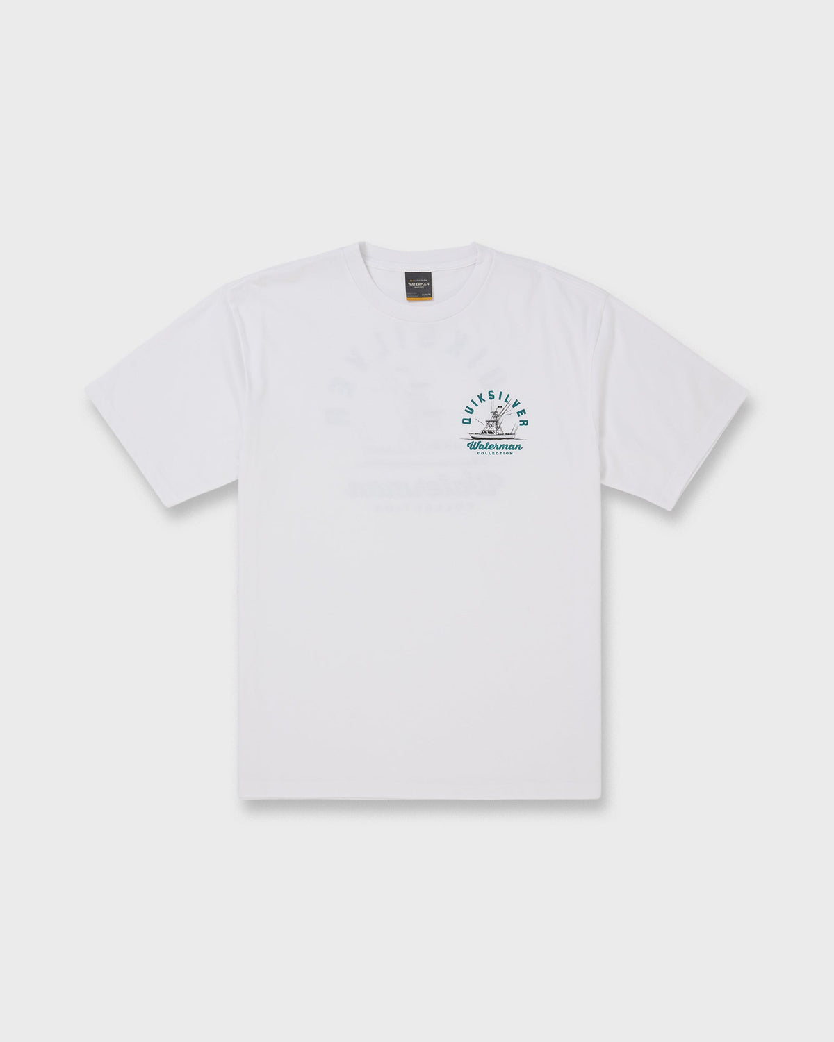 Waterman Early Morning Sueded Short Sleeve T-Shirt - White