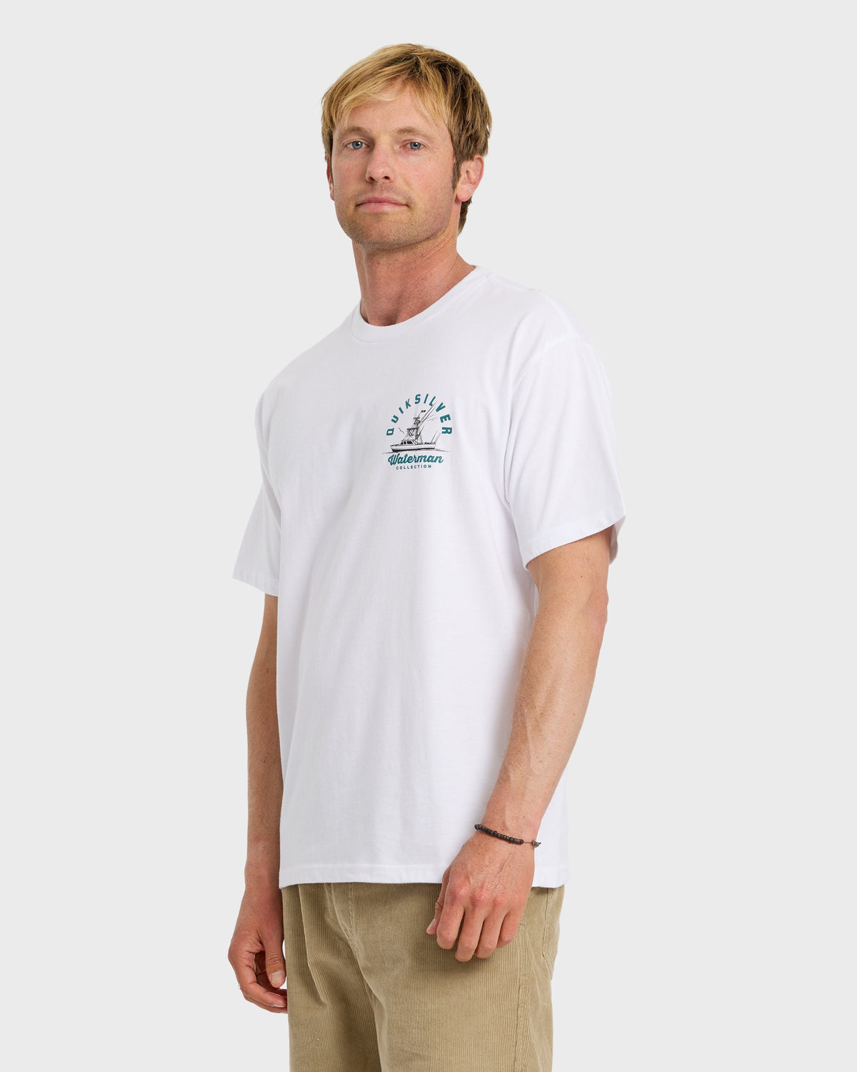 Waterman Early Morning Sueded Short Sleeve T-Shirt - White