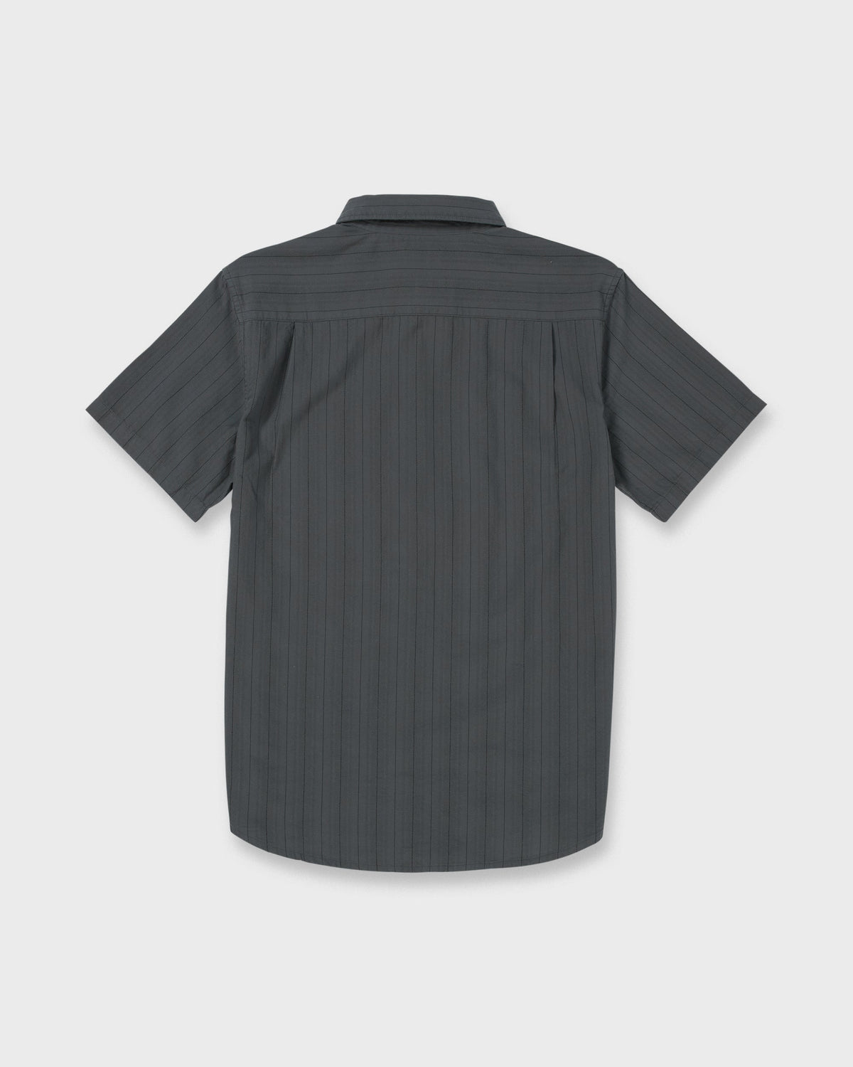 Dobby Stripe Classic Short Sleeve Shirt - Iron Gate