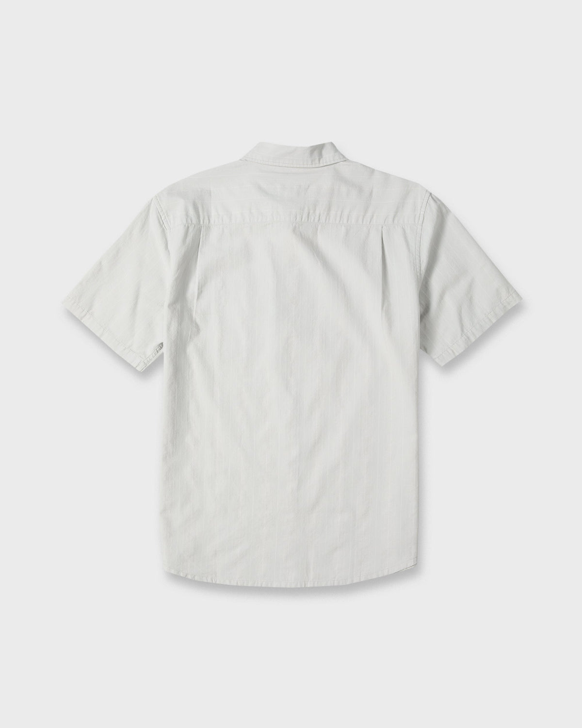 Dobby Stripe Classic Short Sleeve Woven Shirt - Micro Chip